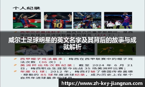 威尔士足球明星的英文名字及其背后的故事与成就解析